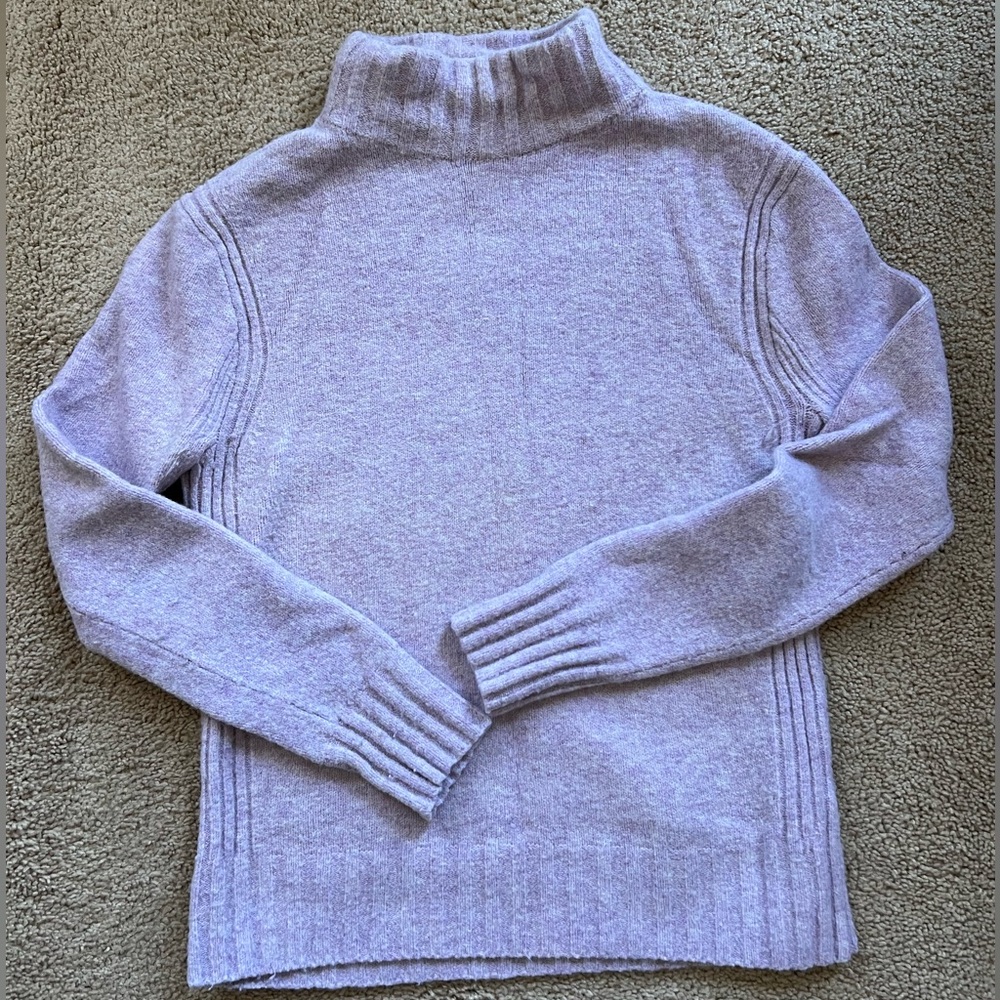 JCrew soft cozy lilac sweater ladies Small